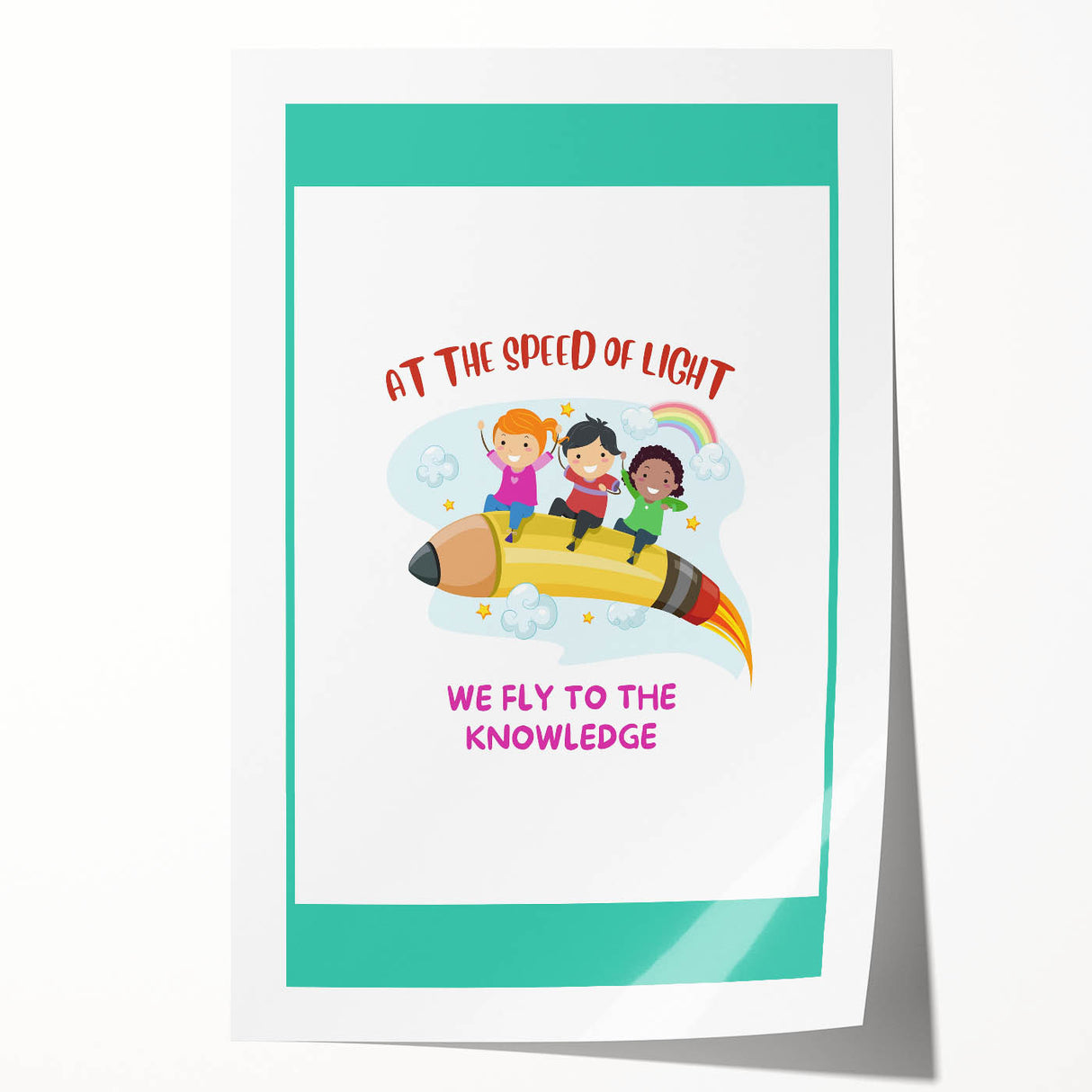 STEM Learning Wall Art - Inspiring Knowledge Poster for Kids