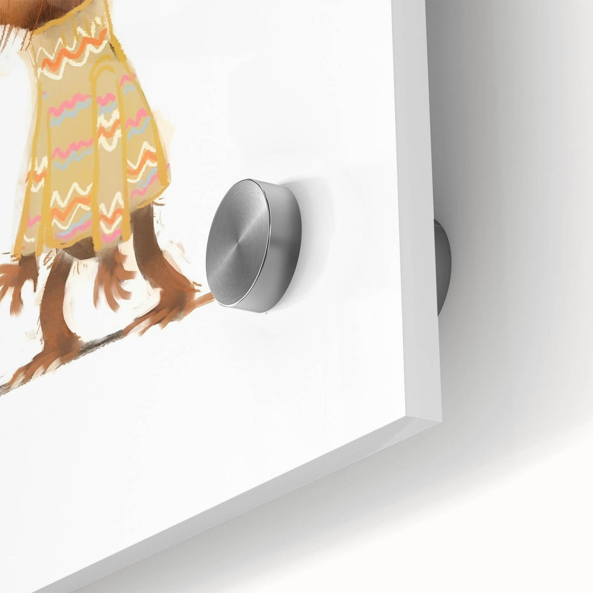 Quirky Orangutan Nursery Wall Art – Baby Room & Kids Jungle Decor