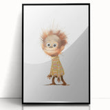 Quirky Orangutan Nursery Wall Art – Baby Room & Kids Jungle Decor