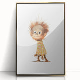 Quirky Orangutan Nursery Wall Art – Baby Room & Kids Jungle Decor
