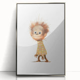 Quirky Orangutan Nursery Wall Art – Baby Room & Kids Jungle Decor