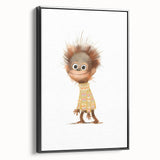 Quirky Orangutan Nursery Wall Art – Baby Room & Kids Jungle Decor