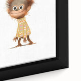 Quirky Orangutan Nursery Wall Art – Baby Room & Kids Jungle Decor