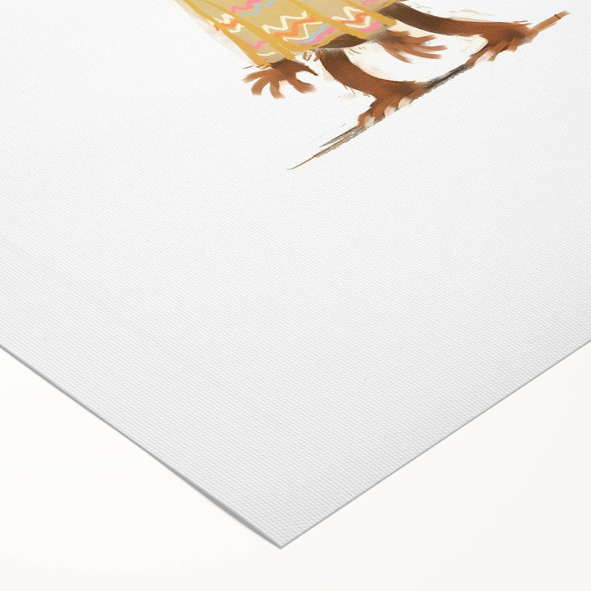 Quirky Orangutan Nursery Wall Art – Baby Room & Kids Jungle Decor