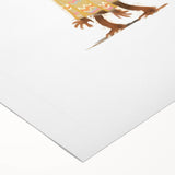 Quirky Orangutan Nursery Wall Art – Baby Room & Kids Jungle Decor