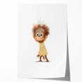 Quirky Orangutan Nursery Wall Art – Baby Room & Kids Jungle Decor
