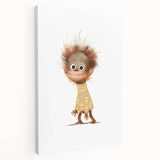 Quirky Orangutan Nursery Wall Art – Baby Room & Kids Jungle Decor