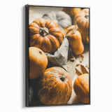 Black and white vintage poster art of a fall landscape on framed canvas, ideal for bedroom wall decor.