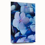 Large abstract wall art in vibrant spring hues on acrylic glass, ideal for bedroom or dining room decor.