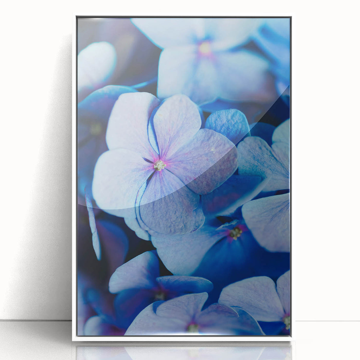 Acrylic print of a spring-themed art deco poster in pastel shades, ideal for nursery wall art.