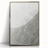 Large art print of a mid-century modernist summer scene in muted gold tones on acrylic, ideal for modern art wall decor.