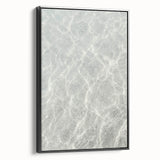 Black and white landscape art painting on a framed canvas, depicting a serene summer scene, ideal for bedroom wall decor.