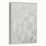 Vintage poster art of a colorful summer scene on a large framed canvas, ideal for living room decor.