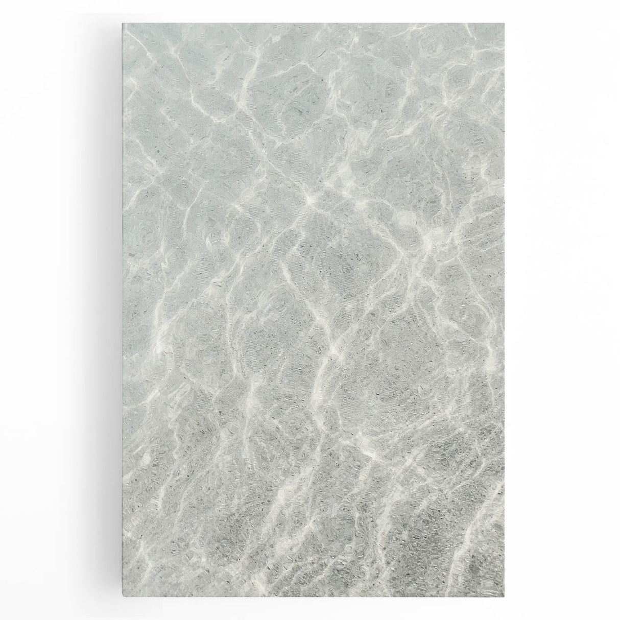 Large black and white abstract art on stretched canvas, featuring dynamic brush strokes, ideal for kitchen wall art.