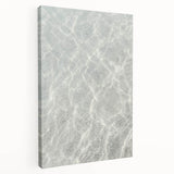 Large abstract painting on stretched canvas featuring vibrant blues and greens, ideal for kitchen wall art.