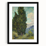 Extra large abstract art print on canvas featuring a colorful, textured depiction of swirling patterns.