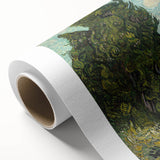 Art deco poster of a vibrant cityscape on rolled canvas, ideal for nursery wall art.