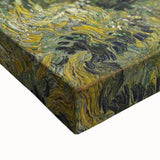 Large art featuring a black and white landscape painting on stretched canvas, suitable for bedroom decor.