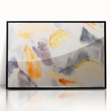 Modern Wall Art: Abstract Fish Watercolor with Soft Pastel Tones