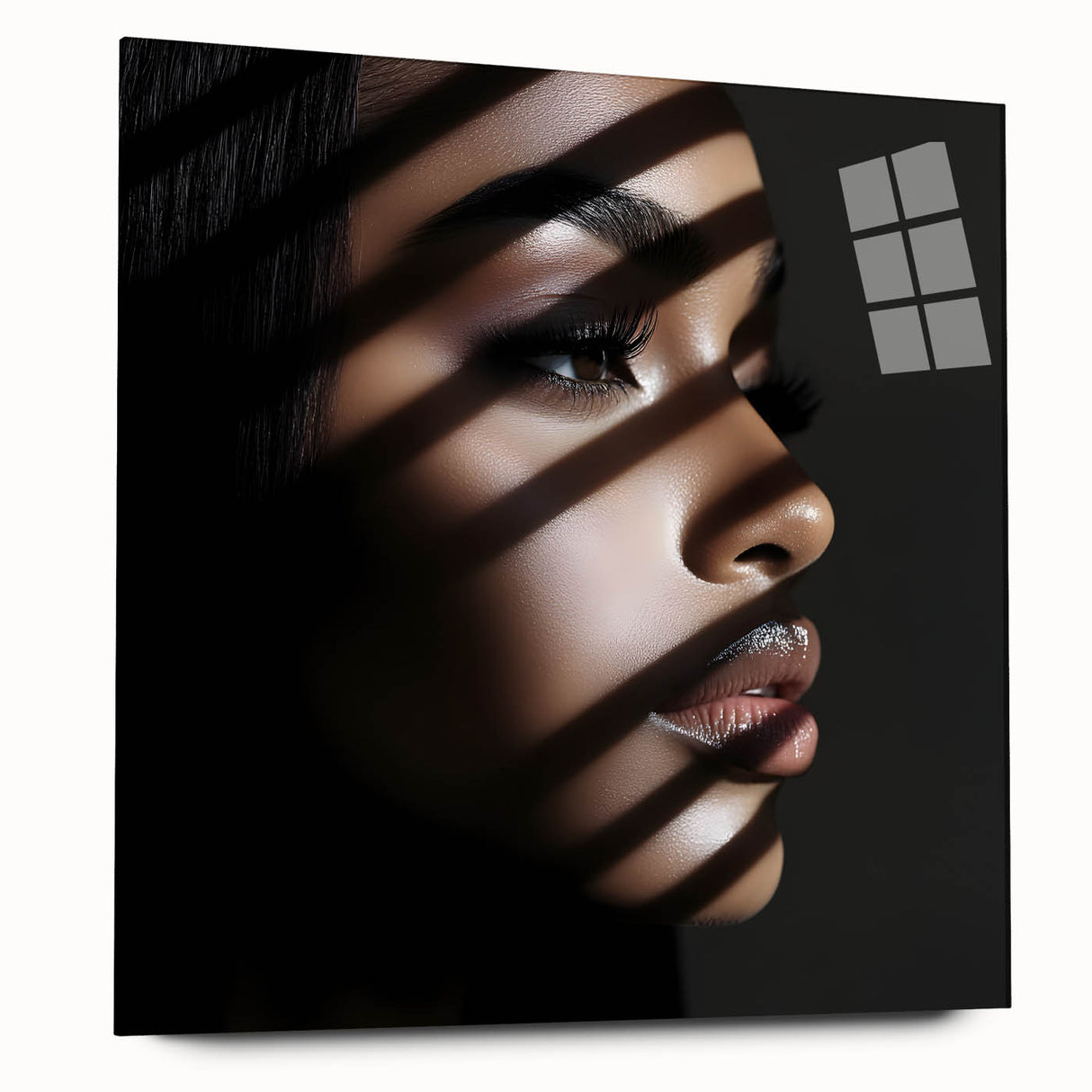 Light and Shadow – Expressive Emotive Photography Wall Portrait