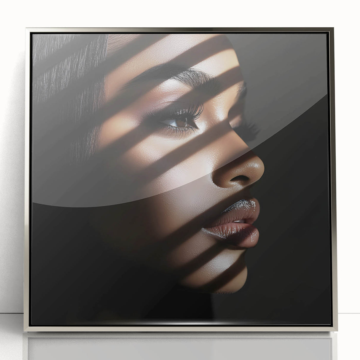 Light and Shadow – Expressive Emotive Photography Wall Portrait