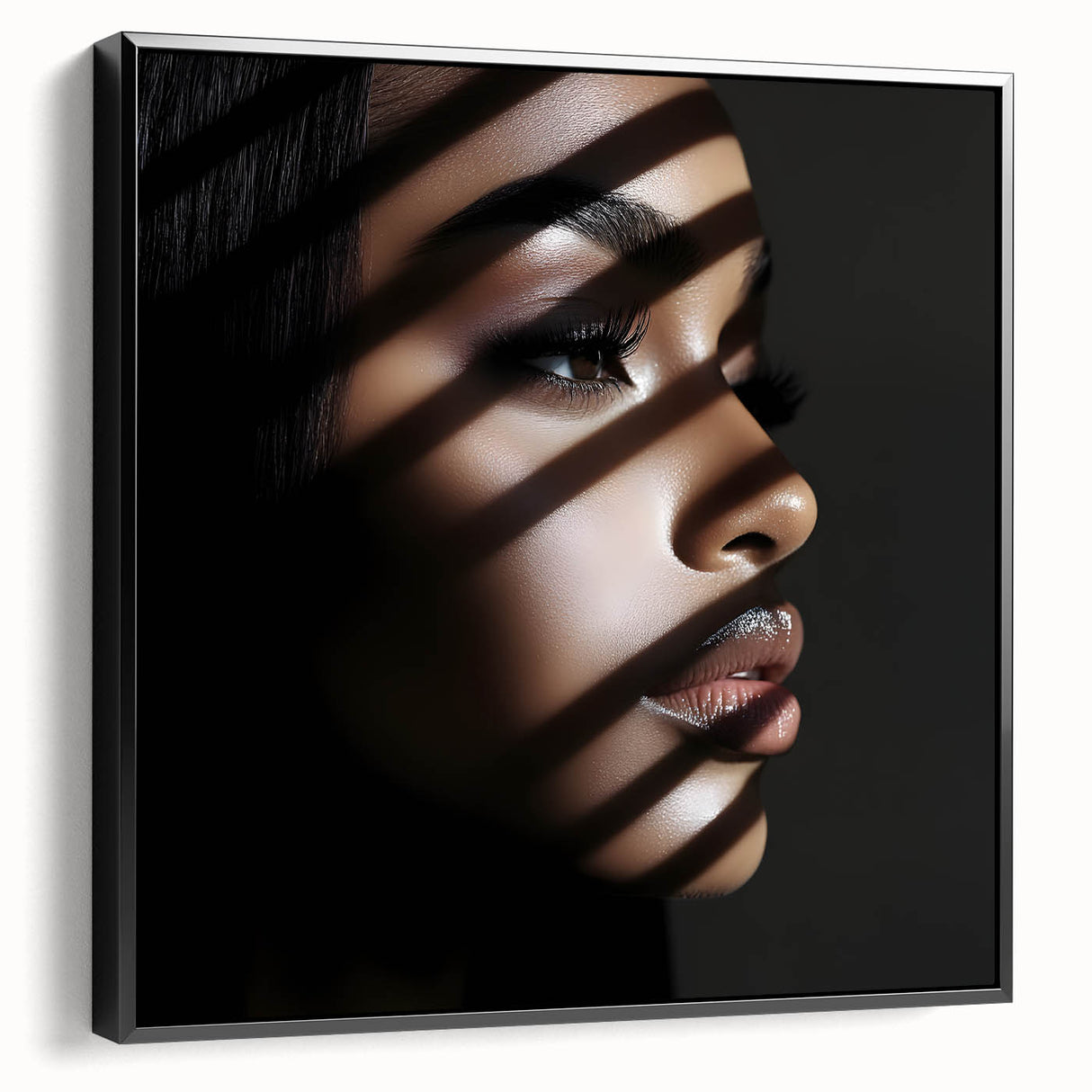 Light and Shadow – Expressive Emotive Photography Wall Portrait