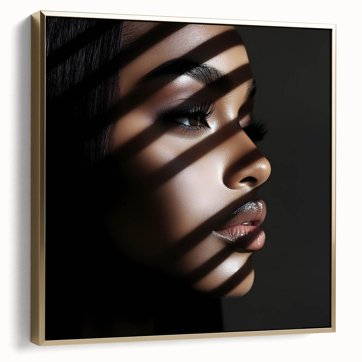 Light and Shadow – Expressive Emotive Photography Wall Portrait