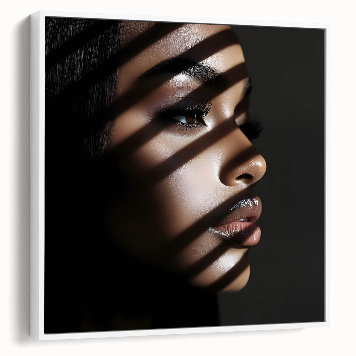Light and Shadow – Expressive Emotive Photography Wall Portrait