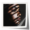 Light and Shadow – Expressive Emotive Photography Wall Portrait