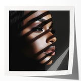 Light and Shadow – Expressive Emotive Photography Wall Portrait