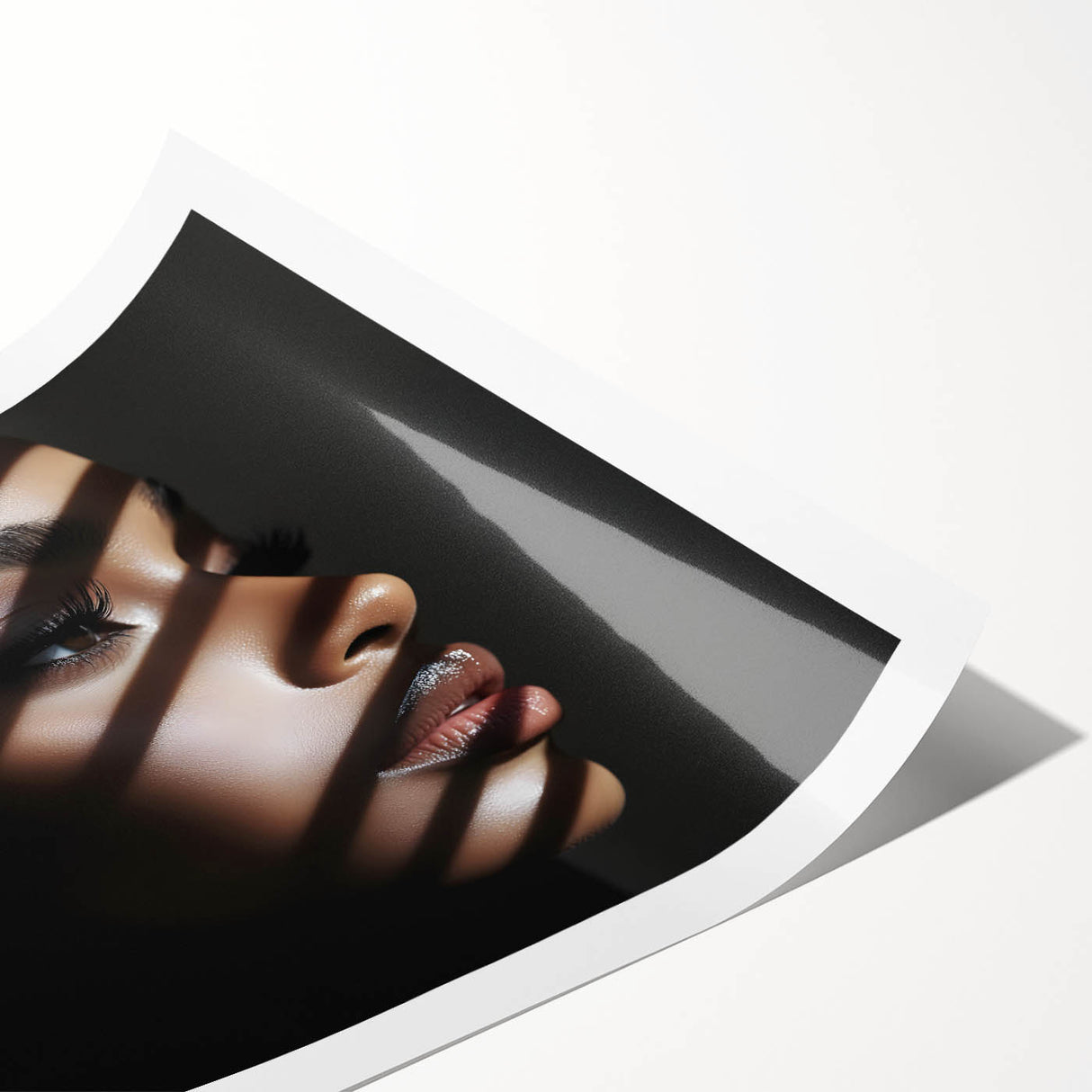 Light and Shadow – Expressive Emotive Photography Wall Portrait