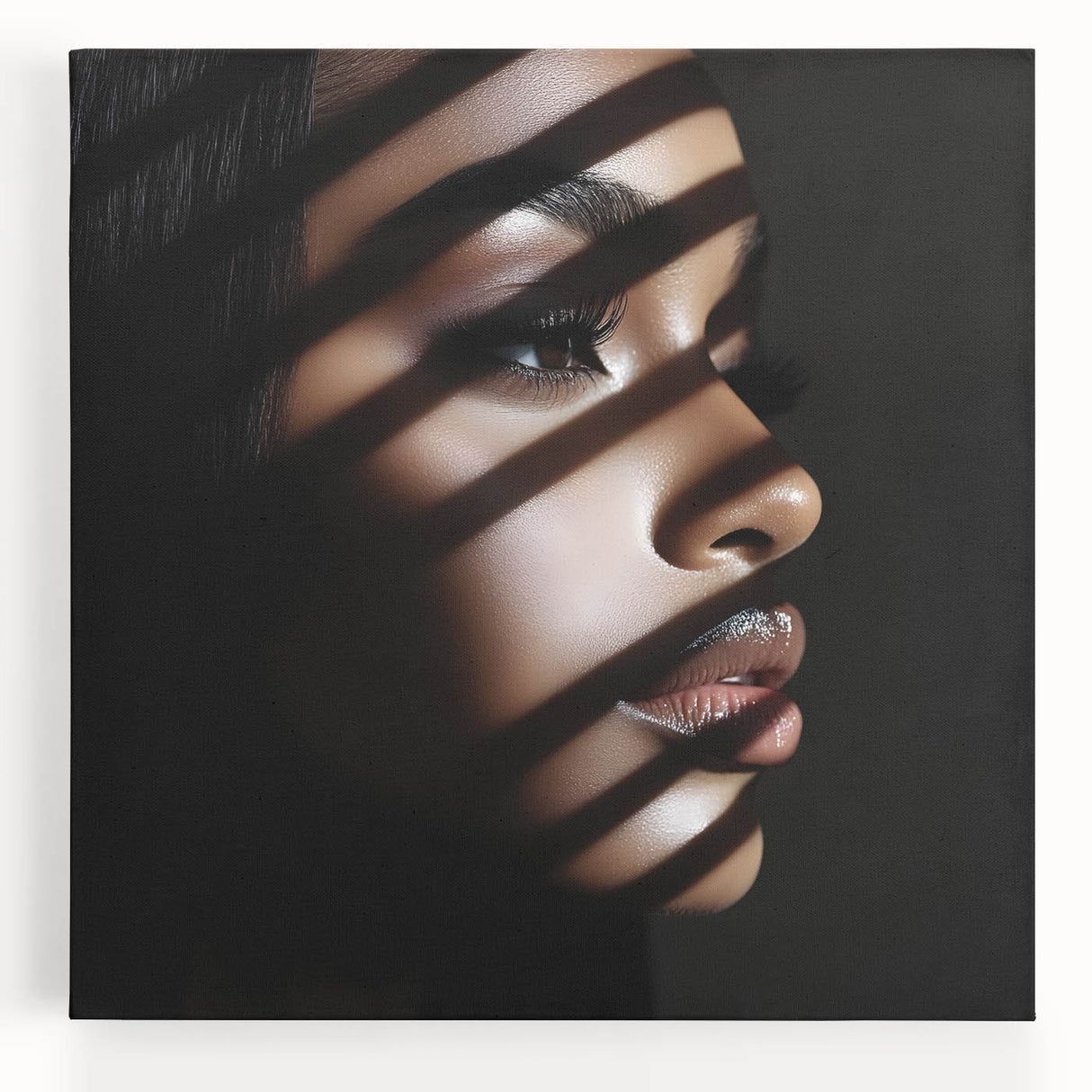 Light and Shadow – Expressive Emotive Photography Wall Portrait