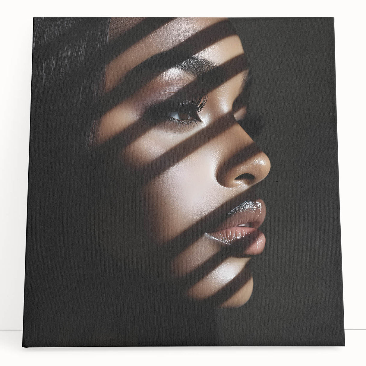 Light and Shadow – Expressive Emotive Photography Wall Portrait
