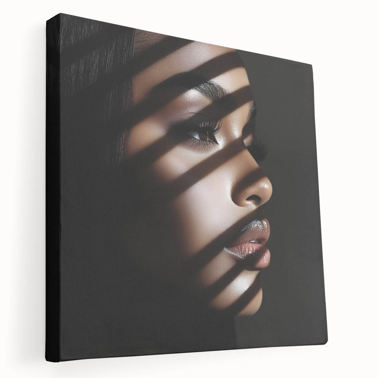 Light and Shadow – Expressive Emotive Photography Wall Portrait