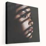 Light and Shadow – Expressive Emotive Photography Wall Portrait