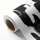 Customizable Bedroom Wall Art – Abstract Black & White Silhouettes