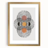 Contemporary Dining Art Pieces - Abstract Geometric Print