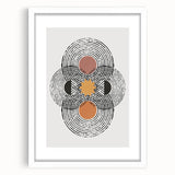 Contemporary Dining Art Pieces - Abstract Geometric Print