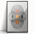 Contemporary Dining Art Pieces - Abstract Geometric Print
