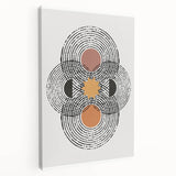 Contemporary Dining Art Pieces - Abstract Geometric Print