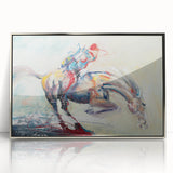 Energetic Abstract Horse – Modern Large Wall Art for Living Room