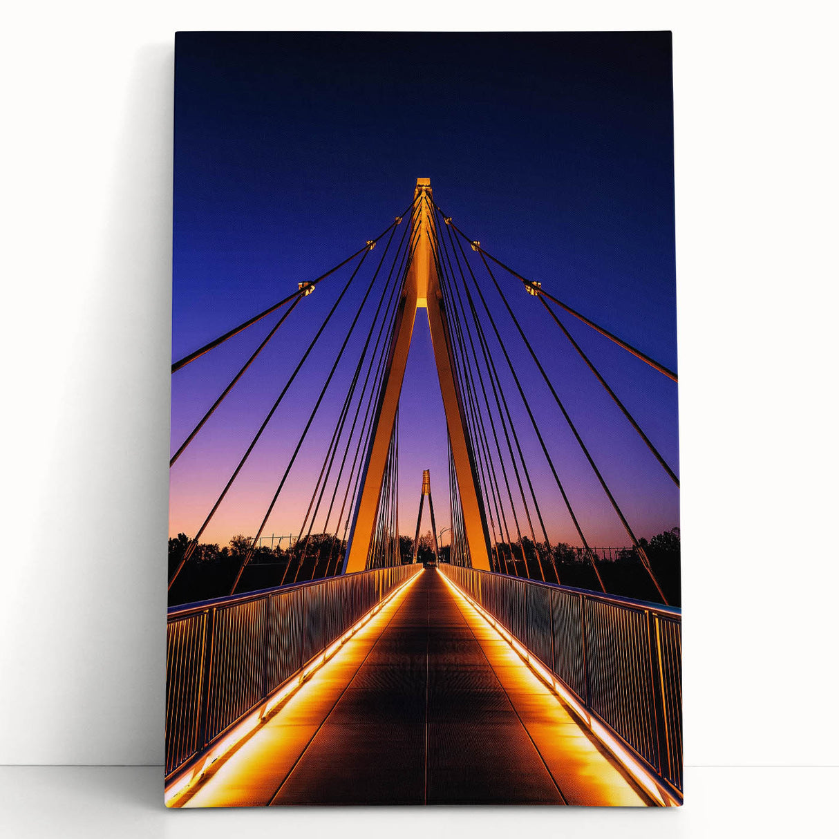 Black and white photo of a modern building on a large stretched canvas, suitable as kitchen wall art or for bedroom ambiance.
