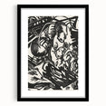 Expressionist Animal Print – Modern Monochrome Abstract Wall Art