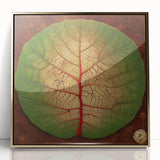 Framed wall art showcasing an elegant design of colorful flowers and botanical leaves, set in a sleek gold frame, perfect for modern home decor.