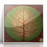 Framed wall art featuring a vibrant floral design with multicolored flowers and green leaves on a white background, perfect for home decor.