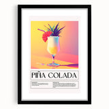 Extra large abstract art print featuring vibrant, colorful textures on a black framed canvas, ideal for living room decor.