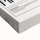 Black and white stretched canvas featuring an assortment of fruits and vegetables, ideal for kitchen wall art.