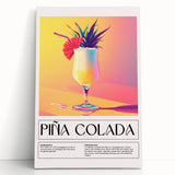 Large black and white stretched canvas featuring assorted kitchen utensils, ideal for kitchen wall art.