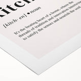 Art deco poster featuring a stylized culinary theme in bold black and white, printed on rolled canvas.