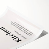 Extra large wall art featuring line art flowers in black on a white background, rolled canvas.